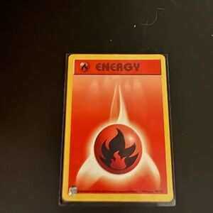 Red Energy Trading Card